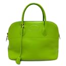 Sac à main 2WAY Hermes en vert pomme - Hermès