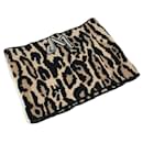 Louis Vuitton Leopard Print Sequin Scarf