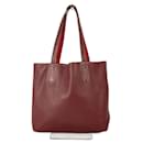 Hermes Red Leather Tote Bag - Hermès