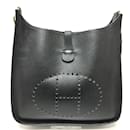 Hermes Black Leather Shoulder Bag - Hermès