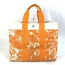 Hermes Orange Tote Bag with Pouch - Hermès