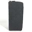 Louis Vuitton Monogram Zip Around Long Wallet Noir Black