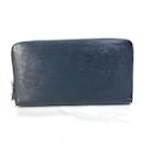 Louis Vuitton Navy Leather Long Wallet