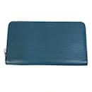 Louis Vuitton M60619 Epi Long Wallet in Navy