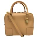 Loewe Beige Leather 2WAY Shoulder Bag