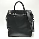 Louis Vuitton Black Leather Tote Bag