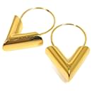 Pendientes de oro dorado Louis Vuitton