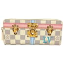 Portefeuille Long Clemence Damier Azul N60109 de Louis Vuitton