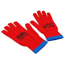 Louis Vuitton Red Warm Gloves