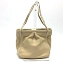 Sac à épaule en cuir beige Loewe