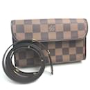 Marsupio Louis Vuitton Damier Ebene marrone