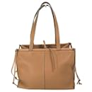 Borsa tote in pelle marrone Loewe