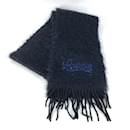 Loewe Black Fringe Scarf