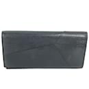 Loewe Black Leather Long Wallet