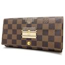 Cartera larga plegada Damier Louis Vuitton