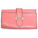 Hermes HHardware 4-Ring Key Case in Rose Confetti Pink - Hermès