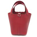 Hermes Handbag in Rouge Kazak Red - Hermès