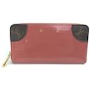 Cartera larga Monogram Louis Vuitton en rosa beige vigoroso