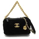 Chanel Camellia 2Way Schultertasche aus Canvas XG0P6E90 in ausgezeichnetem Zustand