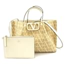 Tote moyen Valentino Logo Sac en toile 4W2B0K39ZRUYT3 en excellent état