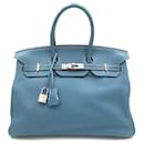 Hermes Birkin 30 Leather Handbag in Very Good Condition - Hermès