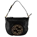 Sac hobo Blondie en cuir noir petit de Gucci