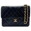 Chanel Black Matelasse Leather Shoulder Bag