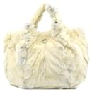 Tod's Ivory Fur Handbag for Women