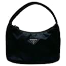 Bolso de nylon negro Prada para mujeres