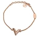 Bracciale V Chain Essenziale Louis Vuitton in Oro Rosa