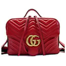 Bolso de hombro de cuero Gucci GG Marmont