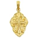 K24 Yellow Gold Pendant Top 31mm×16mm in Pristine Condition - Autre Marque
