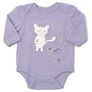 GAP Baby Girls Long Sleeve Bodysuit Purple - Autre Marque