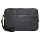 Bally Leather Clutch Bag Black - Autre Marque