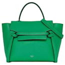 Bolso de cuero verde Celine - Céline