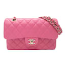 Bolsa de ombro com corrente Chanel Matelassé Double Flap