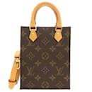 Bolso de mano Monogram Petite Sac Plat Louis Vuitton