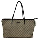 Gucci Brown GG Supreme Shoulder Tote Bag