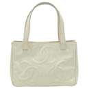 Chanel Coco Mark Triple Handbag in Ivory