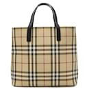 Burberry Nova Check Pattern Tote Bag