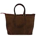 Sac fourre-tout en daim marron foncé COACH - Coach