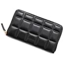 Bottega Veneta Black Leather Long Wallet