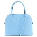 Hermes Bolide 27 Celeste Handtasche - Hermès