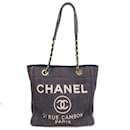 Chanel Deauville PM Handbag in Navy Denim