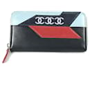 Chanel Black Leather Long Wallet