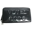 Chanel A82184 VOTEZ COCO Zip Around Long Wallet