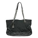 Chanel Black Leather Shoulder Bag