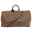 Louis Vuitton Damier Ebene Keepall Bandoulière 55