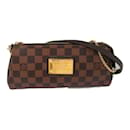 Bolsa de Ombro Damier Marrom Eva da Louis Vuitton