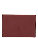 Hermes Calvi Card Case in Rouge H, Wine - Hermès